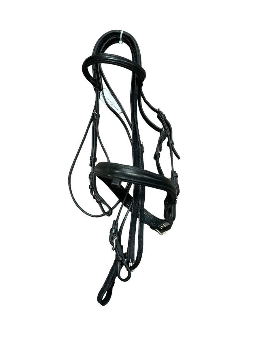 Rênes Kieffer Belinda – Noir – 54 Pouces – Cuir – Équitation – Neuves