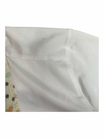 Shires LS Show Shirt - White/Pineapple - L - USED
