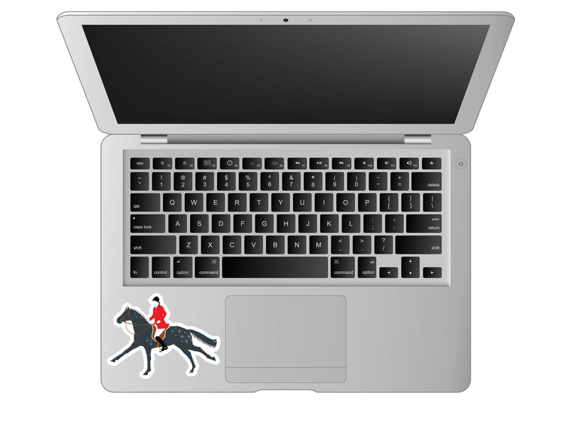 3" Tumbler Horse Sticker / Fox Hunter / WATERPROOF