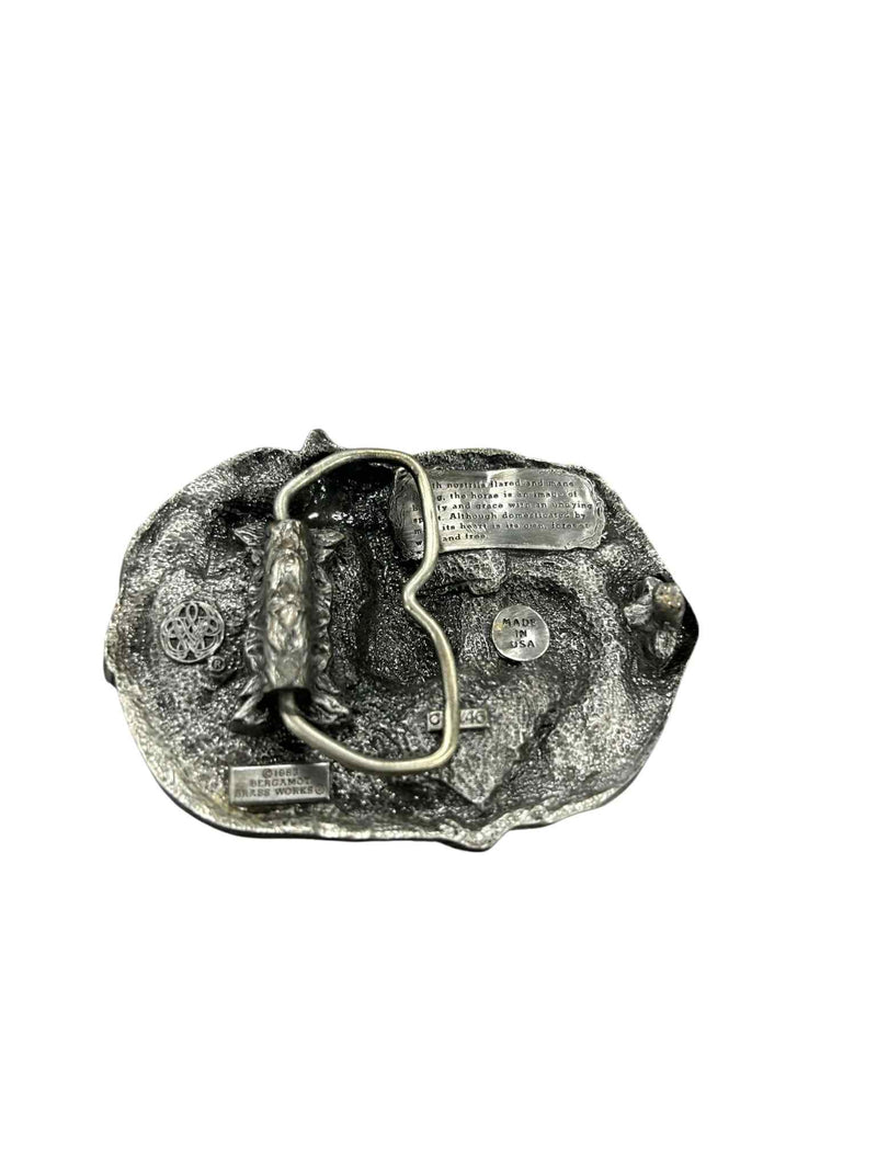 Bergamot Brassworks Horse Belt Buckle - USED
