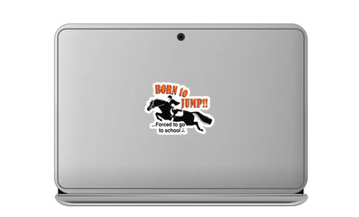 3" Tumbler Horse Sticker / Born to Jump School / WATERPROOF