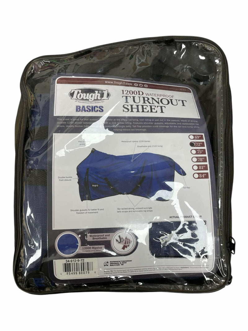 Tough-1 T/O Sheet *NWT* - Navy - 72" - USED