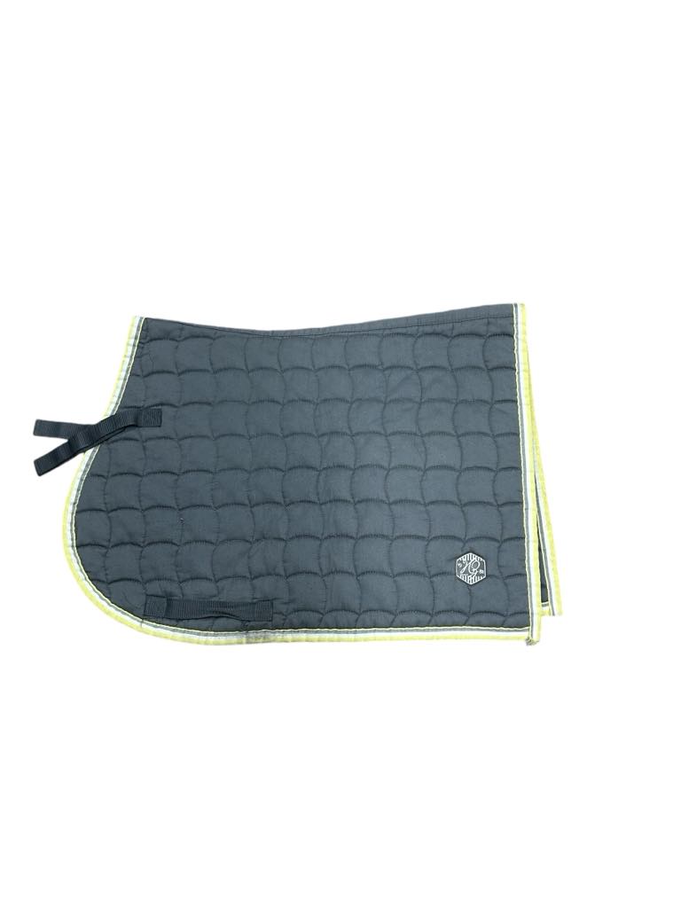 Horze AP Saddle Pad - Grey/Yellow - USED