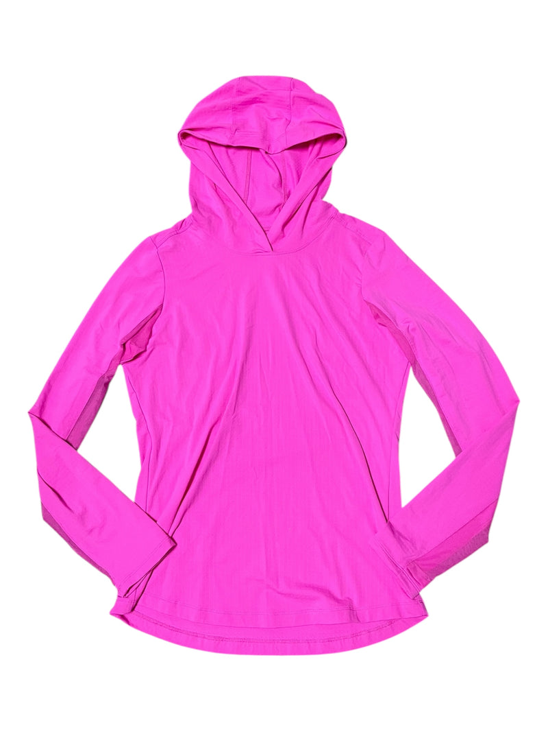 IBKUL LS Hoodie Sun Shirt *NWOT* - Hot Pink - S - USED