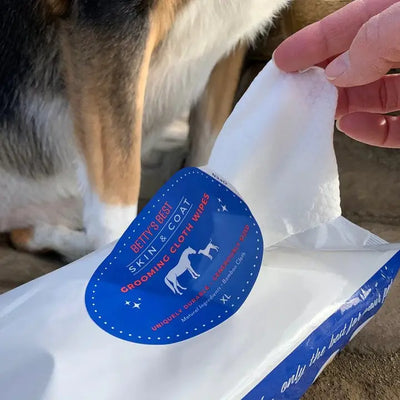 Betty's Best Skin & Coat Cloth Wipes Xl with Dispenser