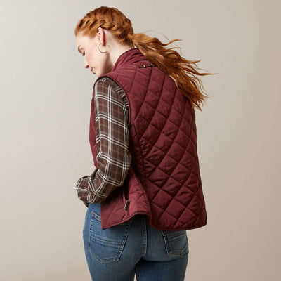 Woodside Vest - Tawny Port