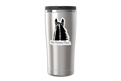 3" Tumbler Horse Sticker / My Happy Place / WATERPROOF
