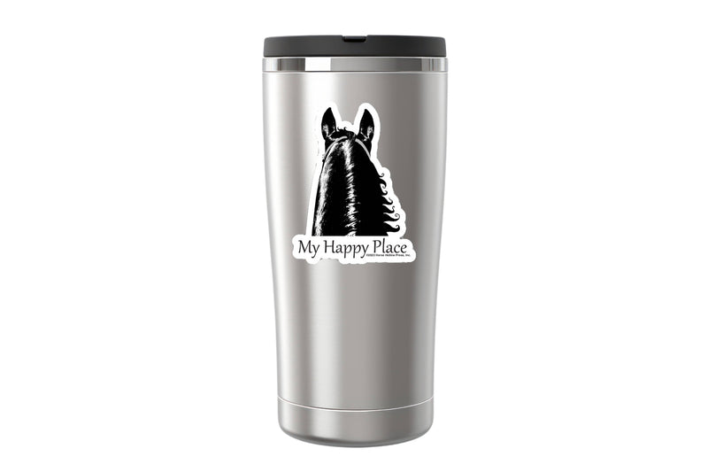 3" Tumbler Horse Sticker / My Happy Place / WATERPROOF