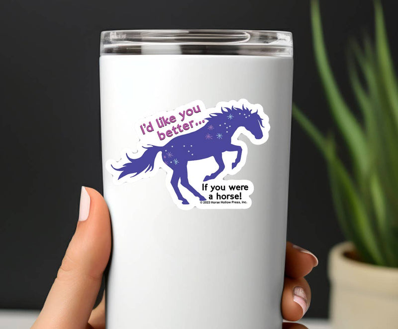 3" Tumbler Horse Sticker / I&