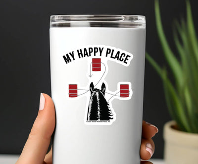 3" Tumbler Horse Sticker / Western Barrel Race / WATERPROOF