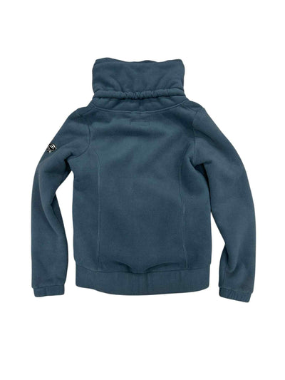 AA High Collar Fleece Jacket - Grey - Medium - USED