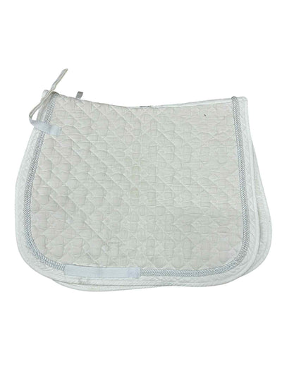 USG Saddle Pad - Dressage - White - USED