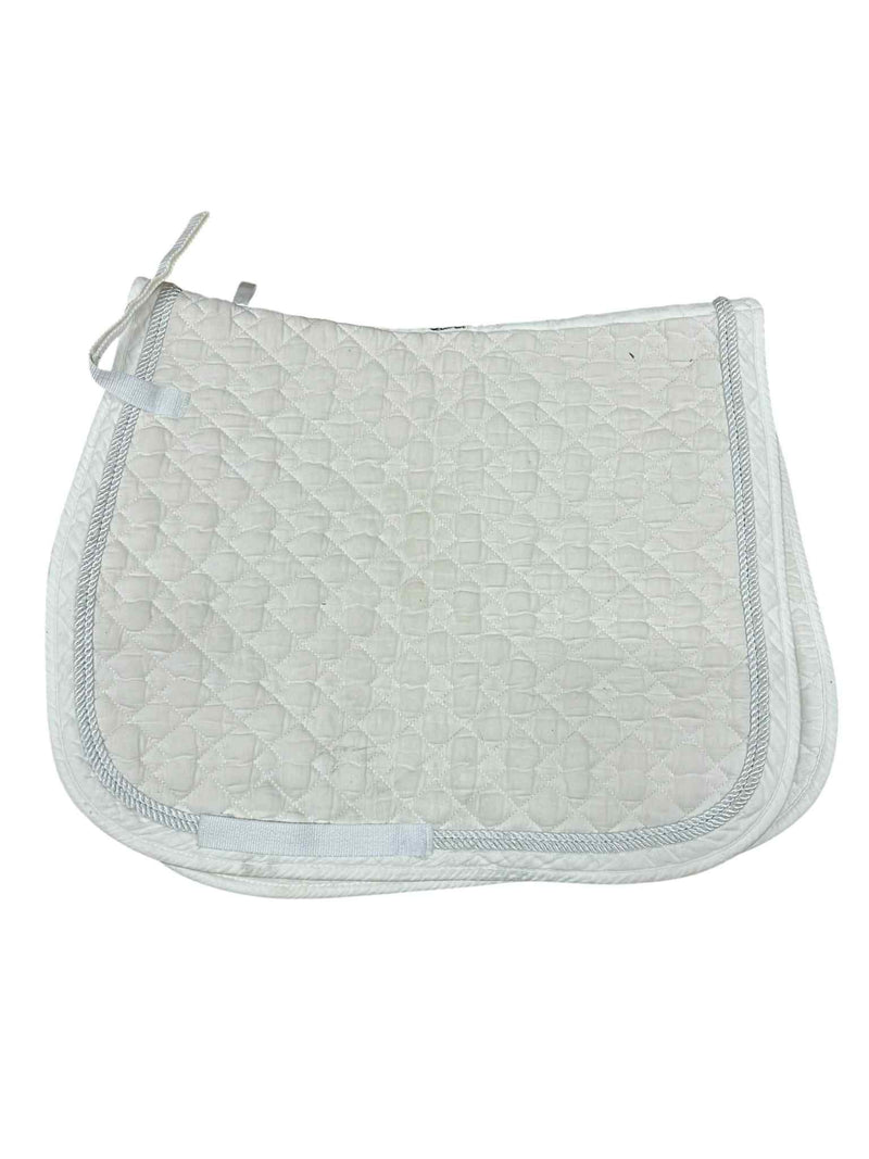 USG Saddle Pad - Dressage - White - USED