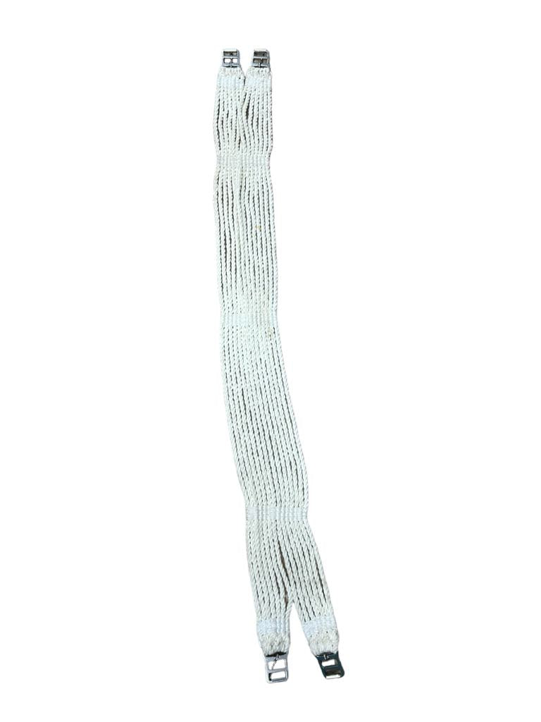 Cord Girth - White - 50" - USED