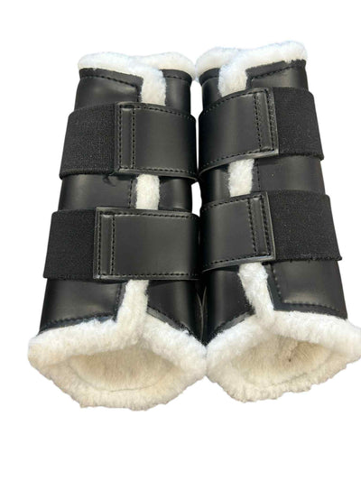 Dover Sport Boots - Black w/ White fleece - Large - USED
