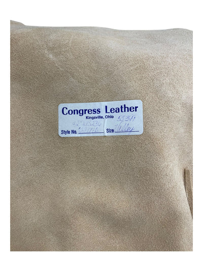 Congress Leather Show Chaps - Tan - Medium - USED