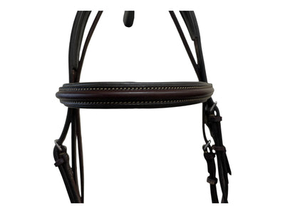 Edgewood Padded Bridle W/ Reins - Havana - Est. Horse Size - USED