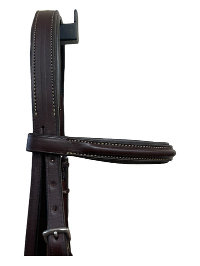 Edgewood Padded Bridle W/ Reins - Havana - Est. Horse Size - USED