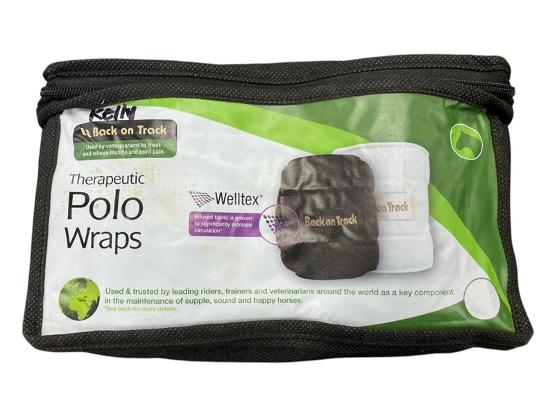 Back On Track Therapeutic Polo Wraps - Black - USED