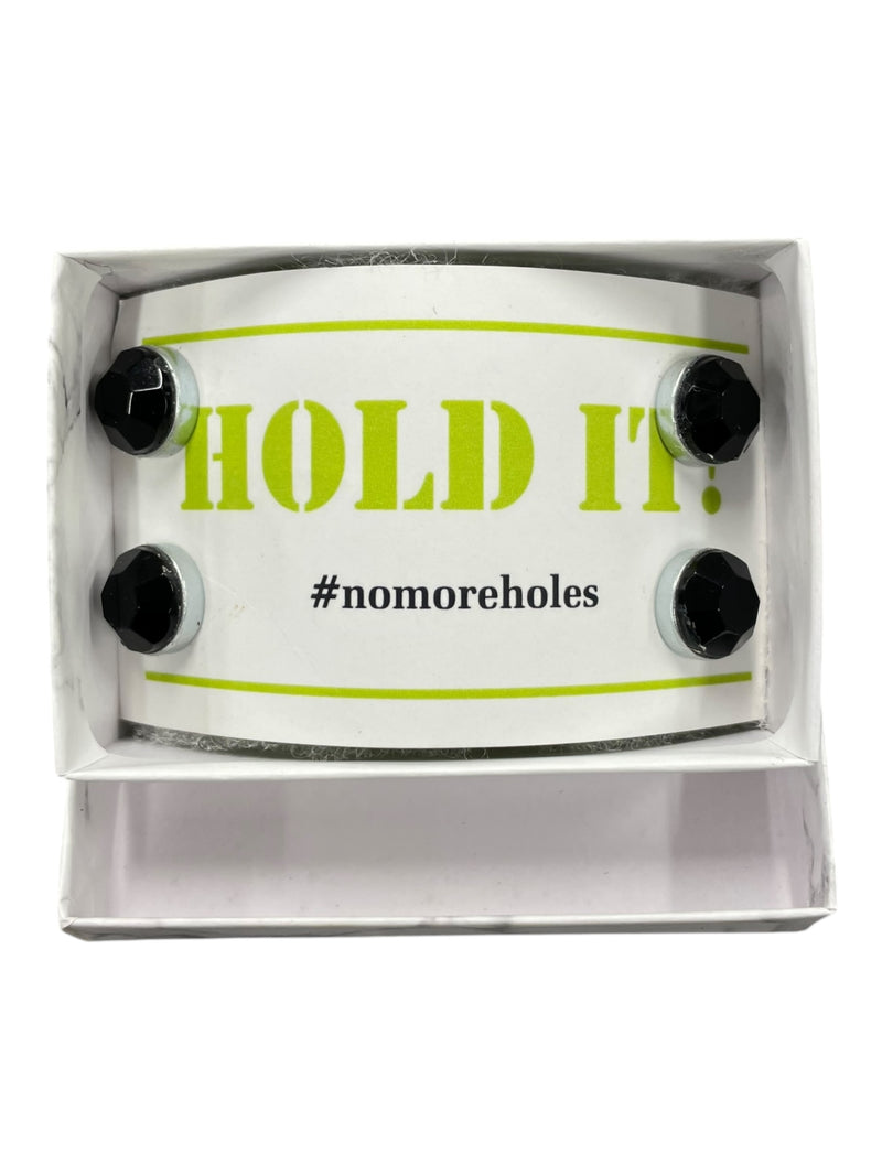 Hold It! Magnetic Number Holders - Black/Silver - USED