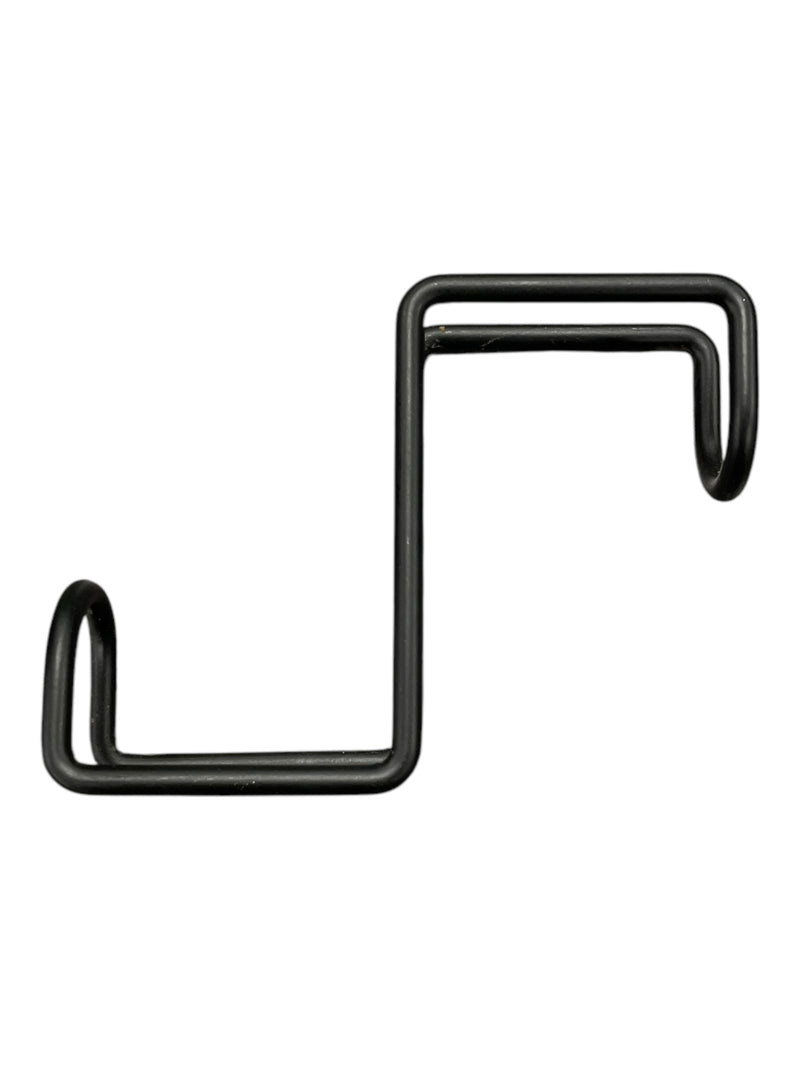 Over-Wall Stall Hook - Black - 3.5" Long - USED