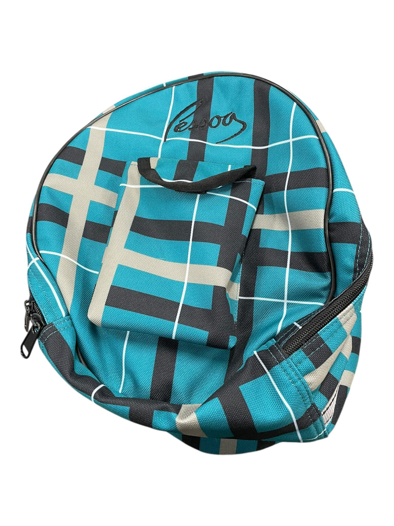 Pessoa Helmet Bag - Blue Plaid - USED