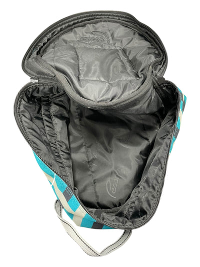 Pessoa Helmet Bag - Blue Plaid - USED
