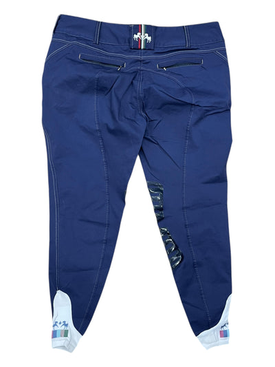 Equine Couture KP Breech - Navy - 34 - USED