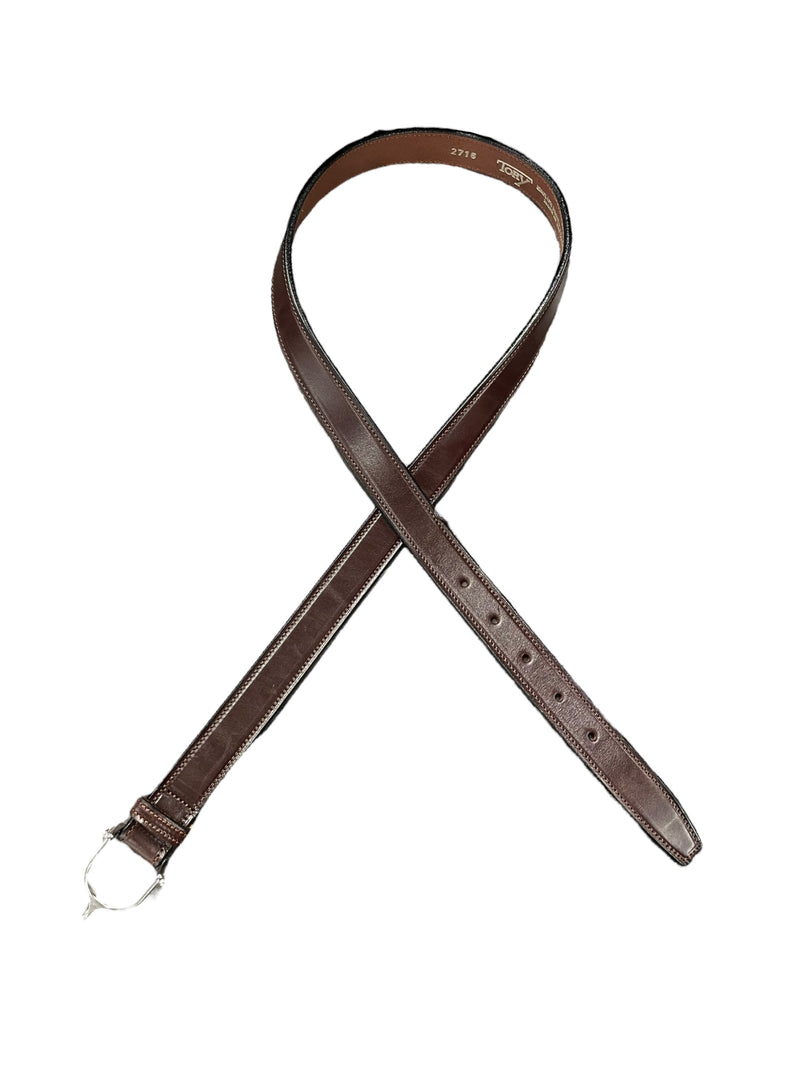 Tory Spur Belt - Brown/Silver - 36 - USED