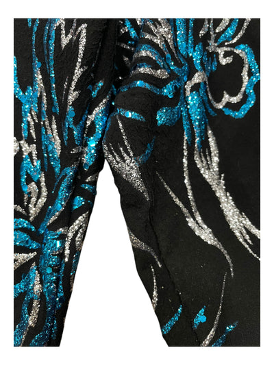 Hobby Horse Western Show Top - Black/Blue/Silver - S - USED