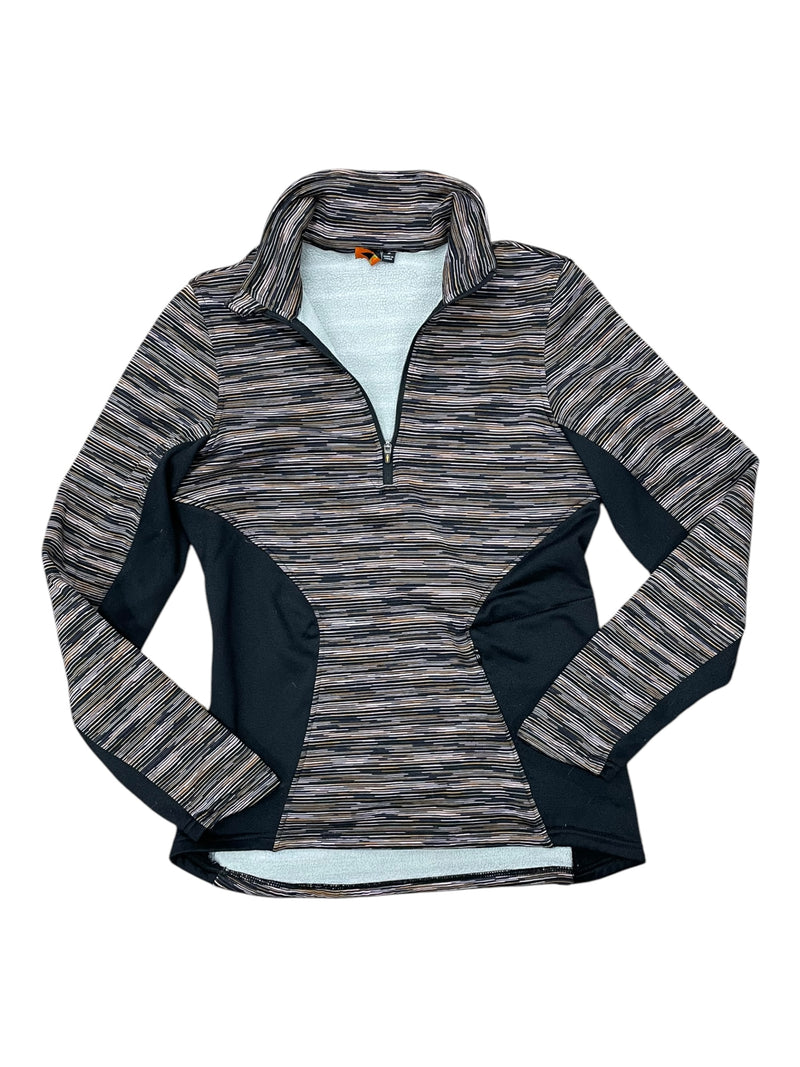 Kerrits Winter 1/4 Zip Top - Brown/Black - S - USED