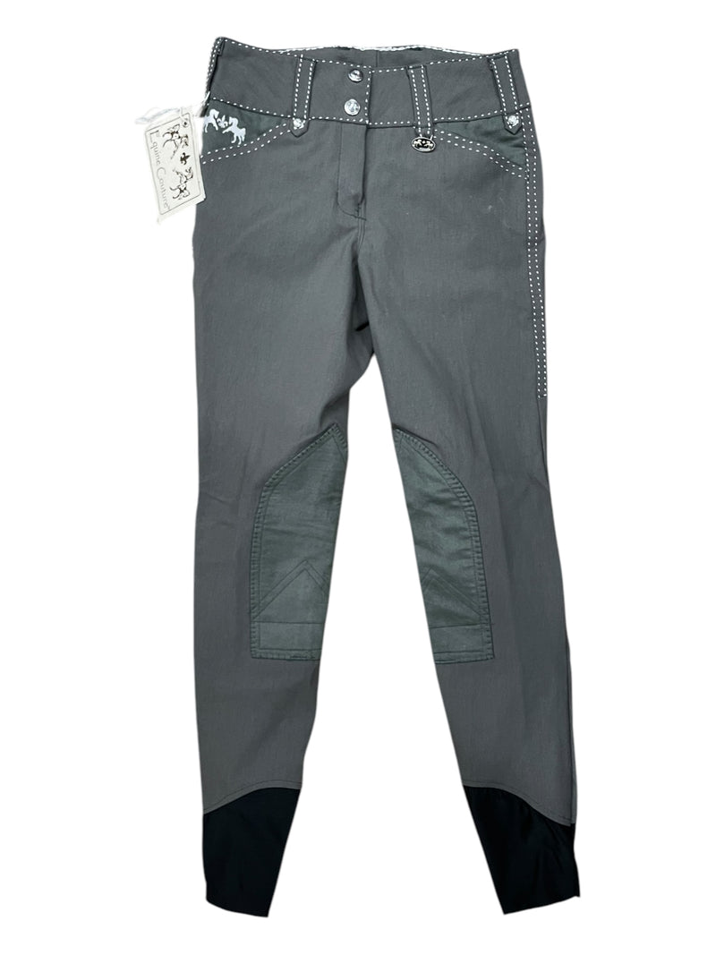 Equine Couture Blakely KP Breech *NWT* - Grey - 26 - USED