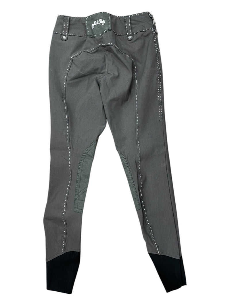 Equine Couture Blakely KP Breech *NWT* - Grey - 26 - USED