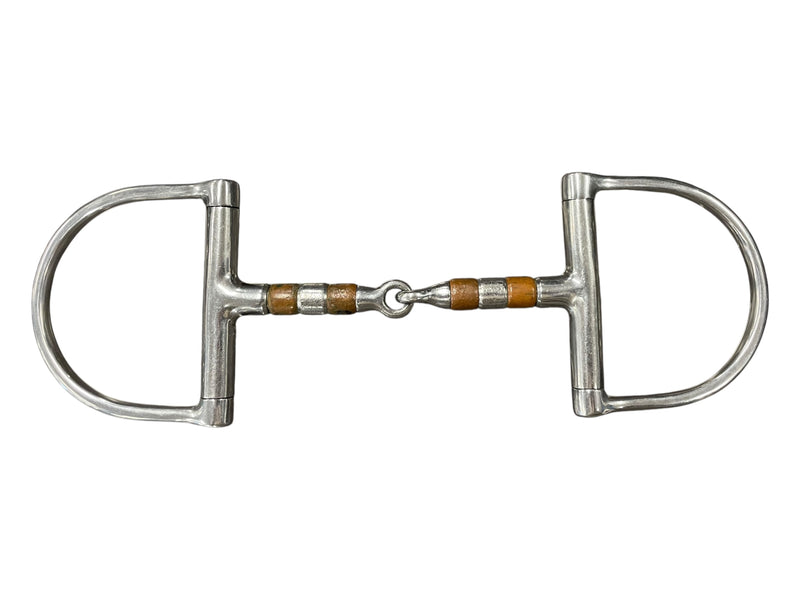 Snaffle Dee With Rollers - SS/Copper - Approx 5" - USED