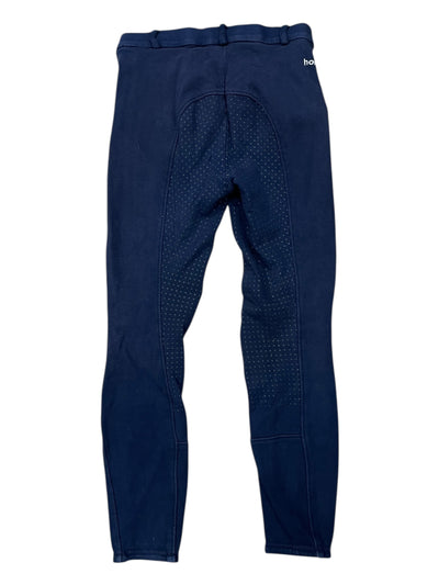 Horze FS Breech - Navy - Youth XL - USED