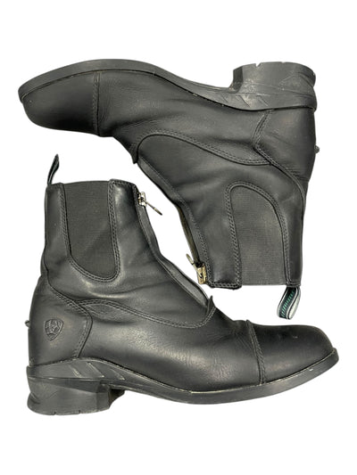 Ariat Zip Paddock Boots - Black - 6.5B - USED