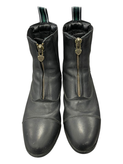 Ariat Zip Paddock Boots - Black - 6.5B - USED