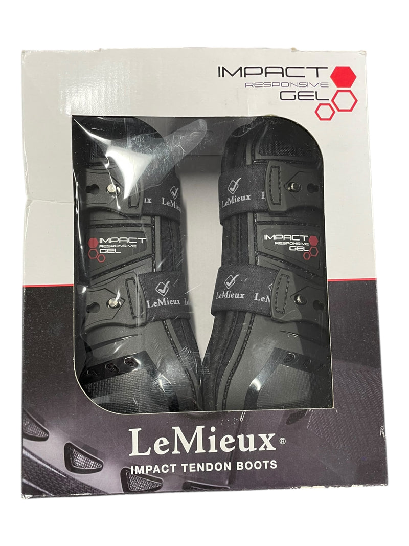 LeMieux Impact Resp. Tendon Boots *NWT* - Black - M - USED
