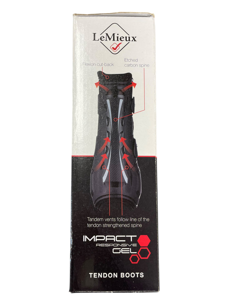 LeMieux Impact Resp. Tendon Boots *NWT* - Black - M - USED