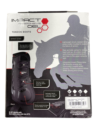 LeMieux Impact Resp. Tendon Boots *NWT* - Black - M - USED