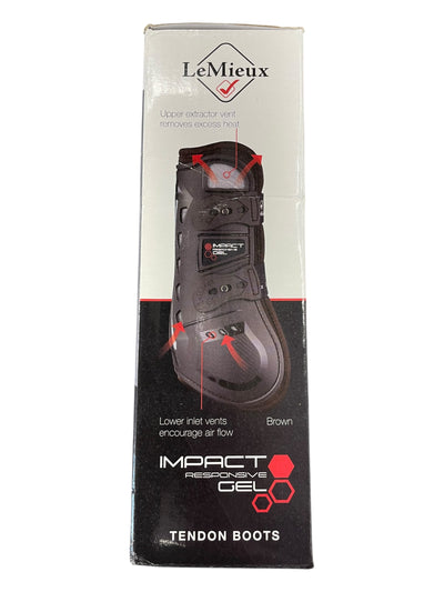 LeMieux Impact Resp. Tendon Boots *NWT* - Black - M - USED