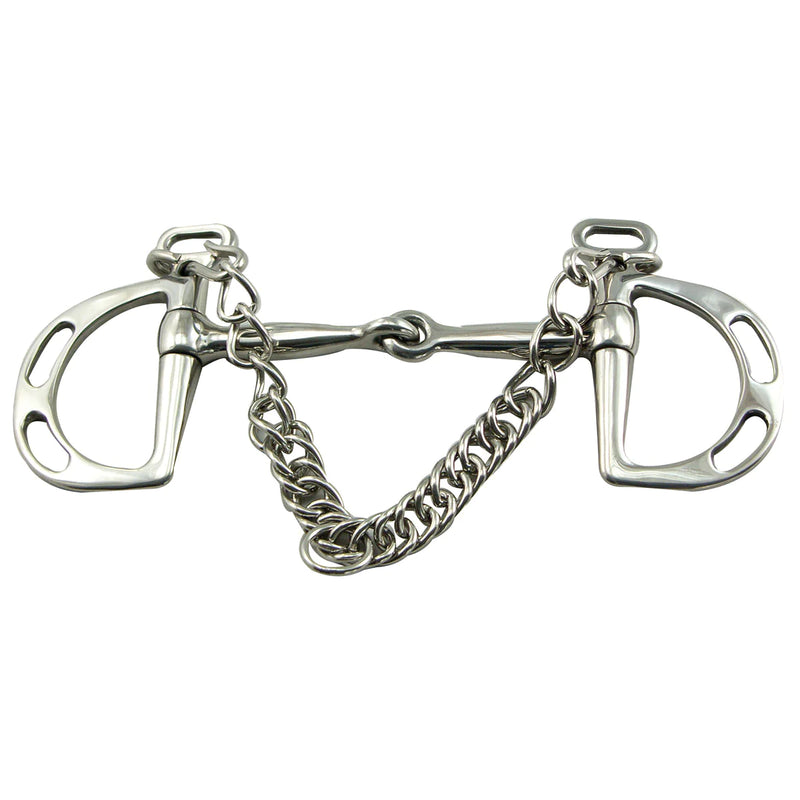 Coronet Kimberwick Stainless Steel Snaffle Bit with Slotted Cheeks