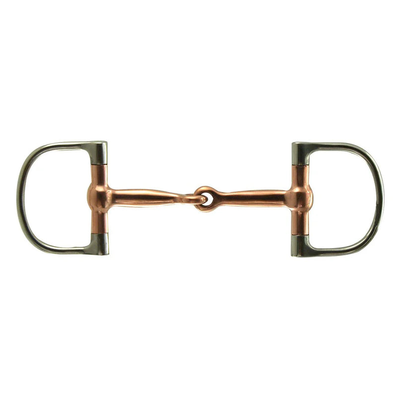 Coronet Dee Ring Snaffle With Copper Mouth
