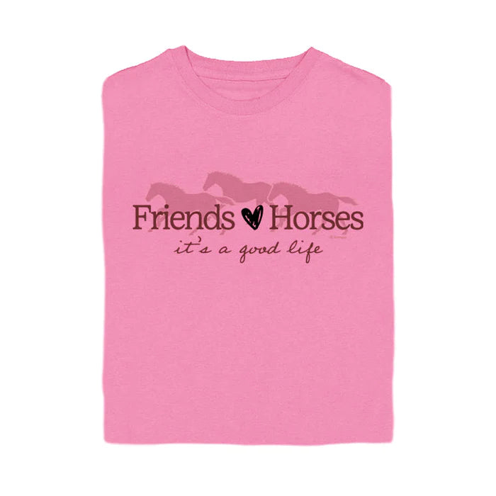 Friends and Horses Tee