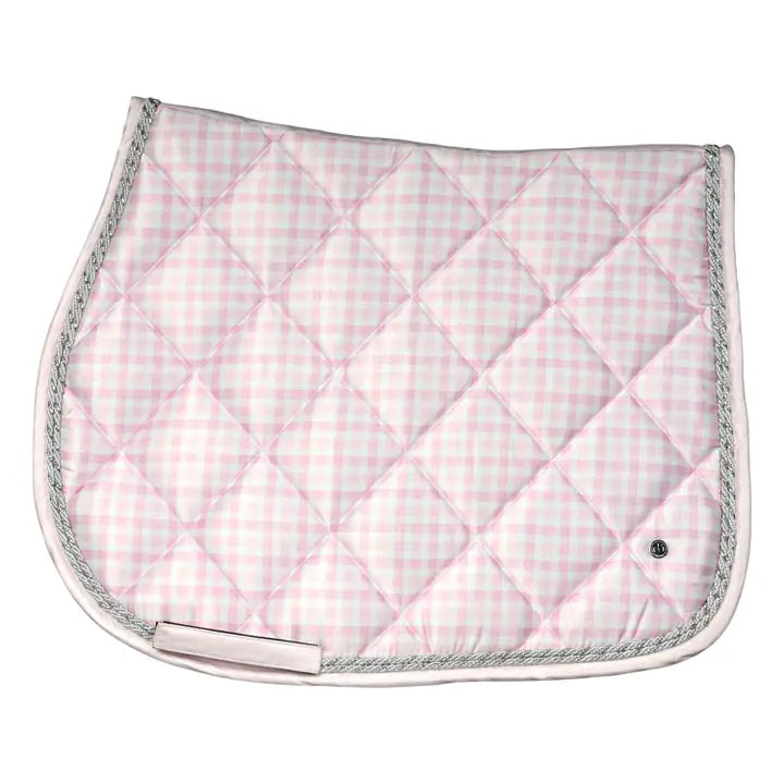 Dapplebay Gingham Jump Saddle Pad