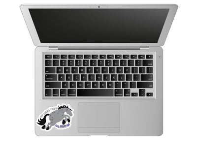 3" Tumbler Horse Sticker / Instant Happy / WATERPROOF