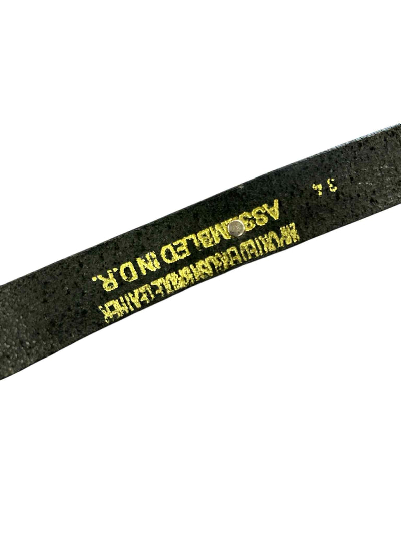 Unbranded Leather Belt - Black - 34 - USED