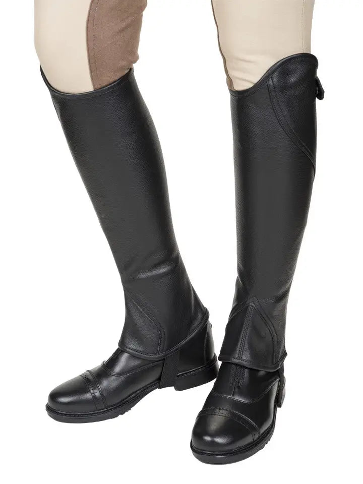 Tuffrider Ladies Belmont Leather Half Chaps