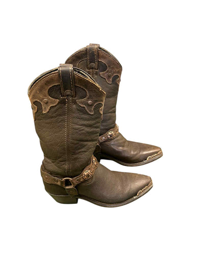 Western Boots - 6.5M - Brown - USED