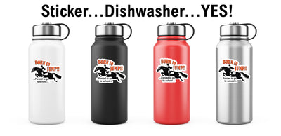 3" Tumbler Horse Sticker / Born to Jump School / WATERPROOF